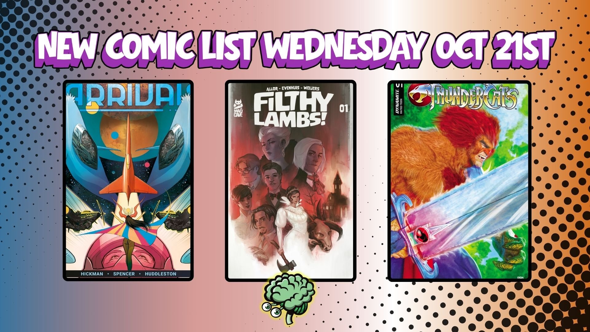 New Comics for Wednesday, October 21, 2026 — Green Brain Comics